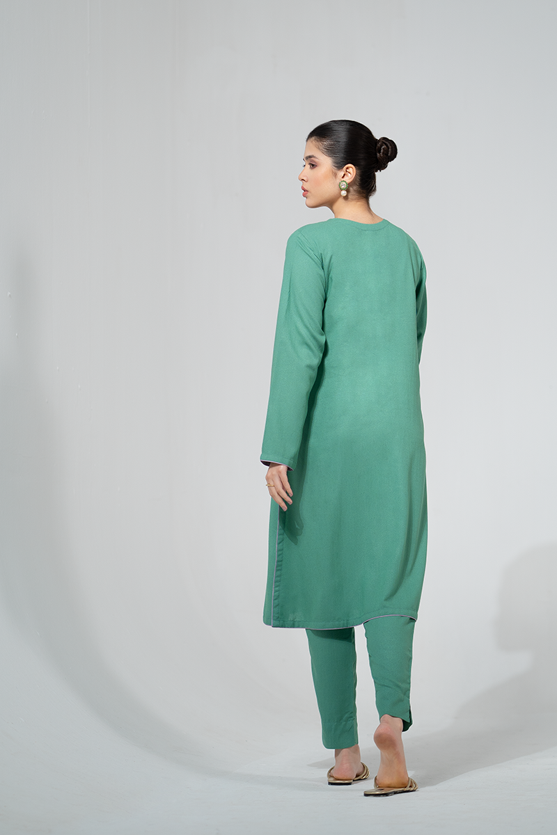 Timeless Black Tunic and Pleated Pant Set