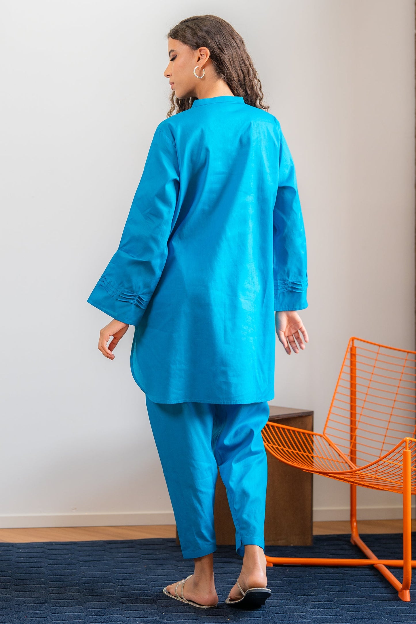 Turquoise Tranquility Kurta Set